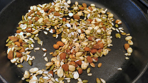 {image: Toast nuts and seeds}