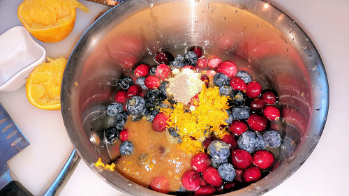 {image: Add ingredients to a 2 quart pot}